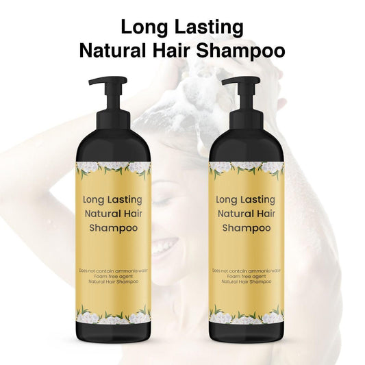 🌿 Natural Hair Dye Shampoo – 50ml Each (Pack of 2) | Quick & Easy Application | Long-Lasting Color | Ammonia-Free Formula