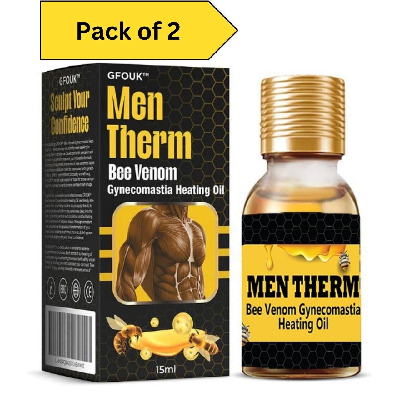 GFOUK™ MenTherm Bee Venom Gynecomastia Heating Oil