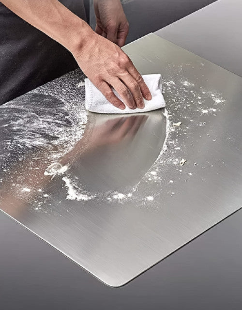 Stainless Steel Chopping Board & Kitchen Countertop - 41 x 31 Cm (Original Big Size)