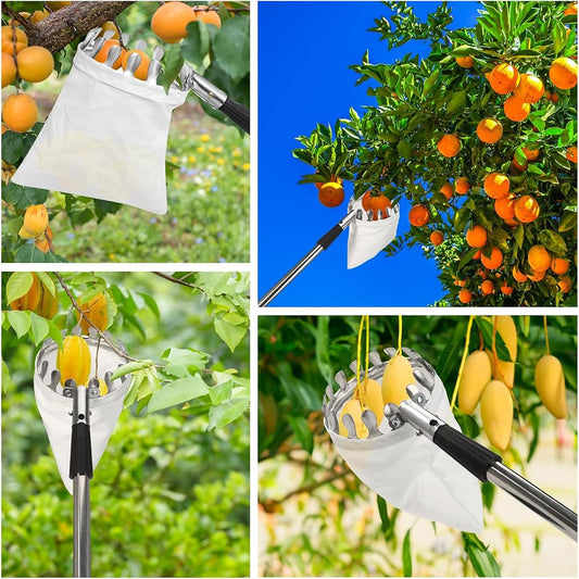 Fruit Picker Head Harvest Basket Elastic Bag Fruit Picking Tool | Home & Garden | Yard, Garden & Outdoor Living | Gardening Supplies | Garden Tools & Equipment | Fruit Pickers BUY 1 GET 1