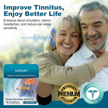 LOVILDS™ Tinnitus Treatment Ear Patch Buy 1 get 1 free (Man & Woman)